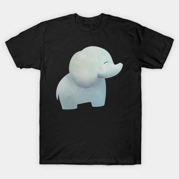 cute elephant cartoon for kids T-Shirt by Midoart